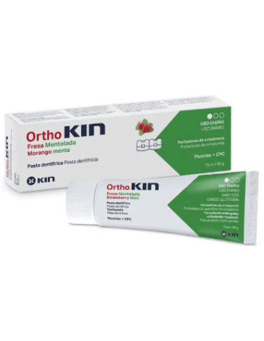 Orthokin Dentifrico Liquido 1 Envase 100 ML Sabor Fresa Mentolada