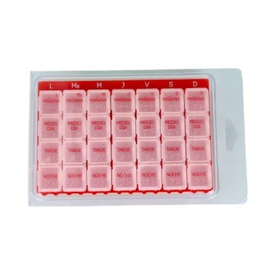 Pastillero Semanal Sp - 4 Organizador de Medicam
