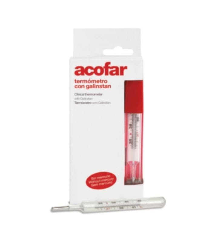Termometro con Galinstan Acofar 1 Unidad