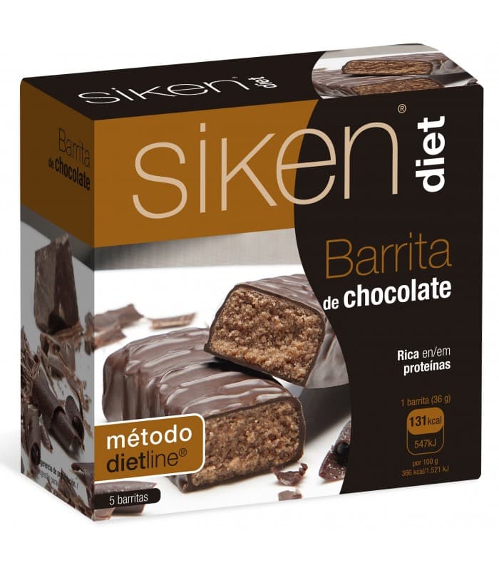 Siken Diet Barrita Chocolate 5 U 36 G