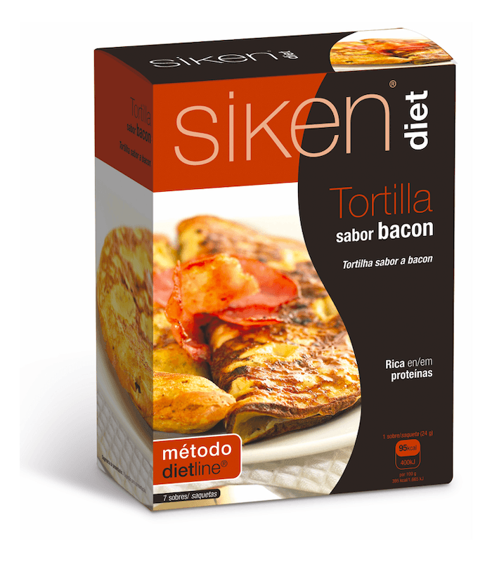 Siken Diet Tortilla de Bacon 7 Sobres 24,5 G