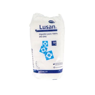 Algodon Zig-zag Puro Lusan 1 Unidad 50 G
