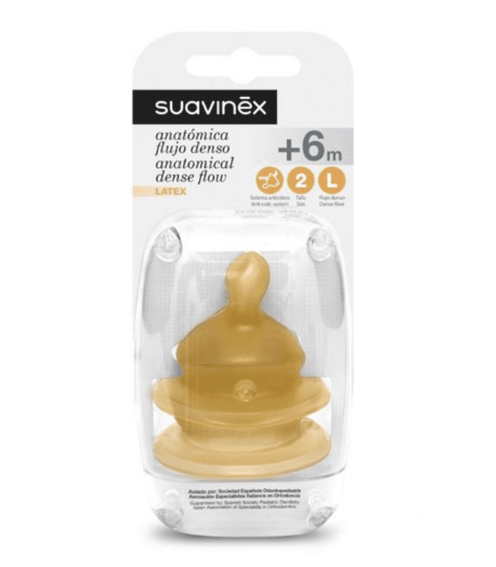Tetina Latex Anatomica Suavinex Talla 2l 2 Unidades