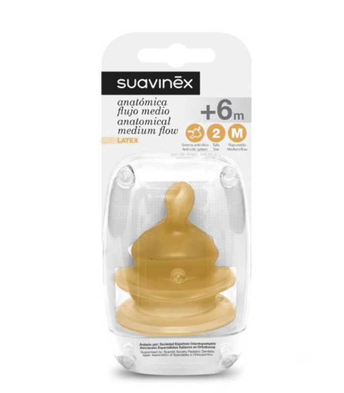 Tetina Latex Anatomica Suavinex Talla 2 M 2 Unidades
