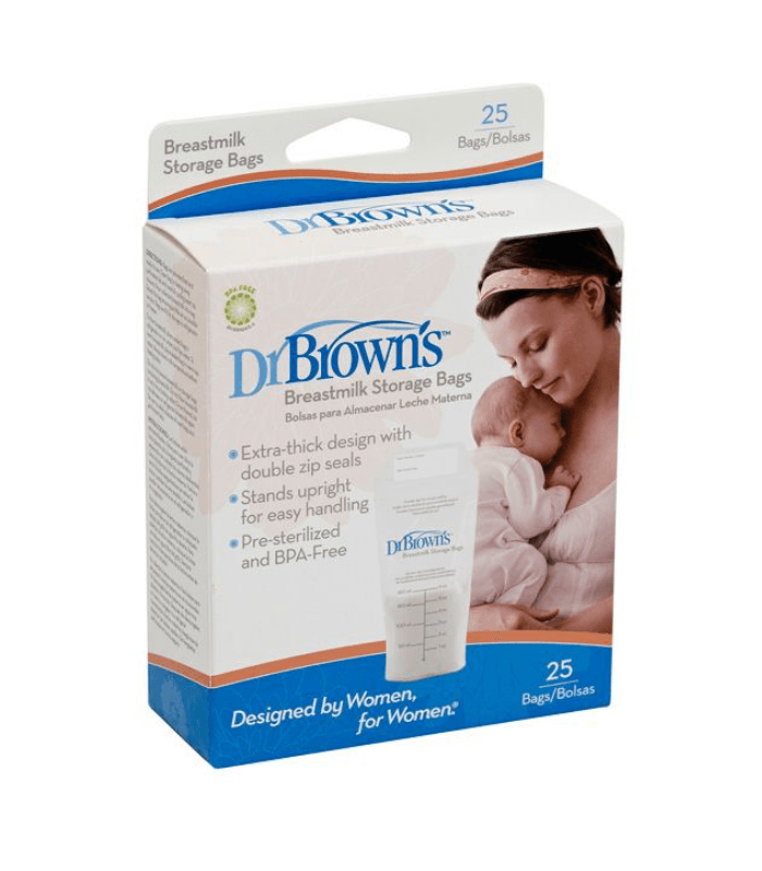 Dr Brown´s Bolsas para Almacenar Leche Materna 25 U
