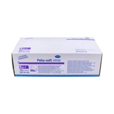 Guantes de Nitrilo Desechables Peha-soft Nitrile 100 Unidades Talla Pequeña