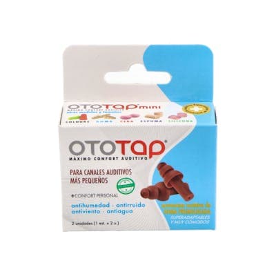 Tapones Oidos Goma Ototap Mini 2 Unidades