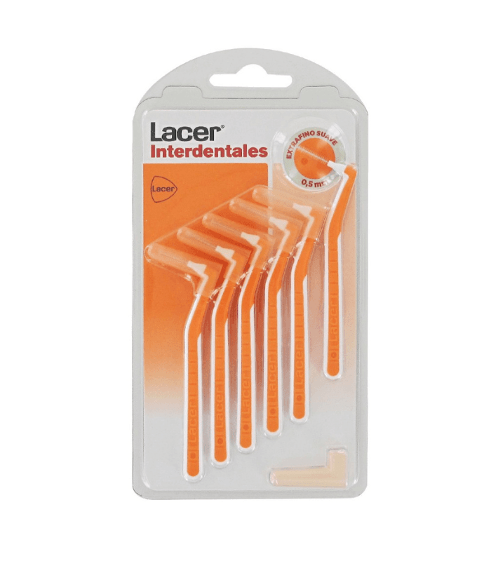 Cepillo Interdental Lacer Angular Extrafino Suave 10 Unidades