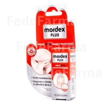 Mordex Plus Esmalte Amargo Transparente con Pincel 9 ML
