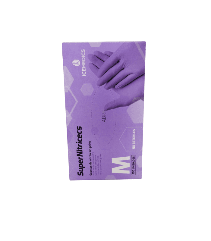 Guantes de Nitrilo Desechables Peha-soft Nitrile 100 Unidades Talla S White