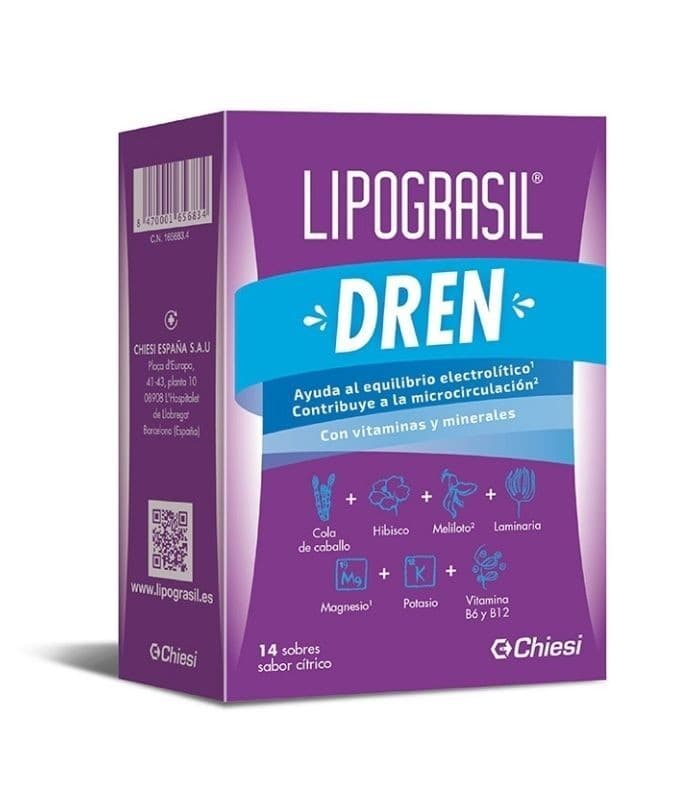 Lipograsil Dren 14 Sobres 8 G Sabor Citricos
