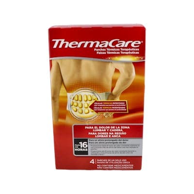 Thermacare Parche Termico Zona Lumbar Cadera 4 Parches