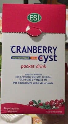 Cranberry Pocket Drink Esi 16 Sobres