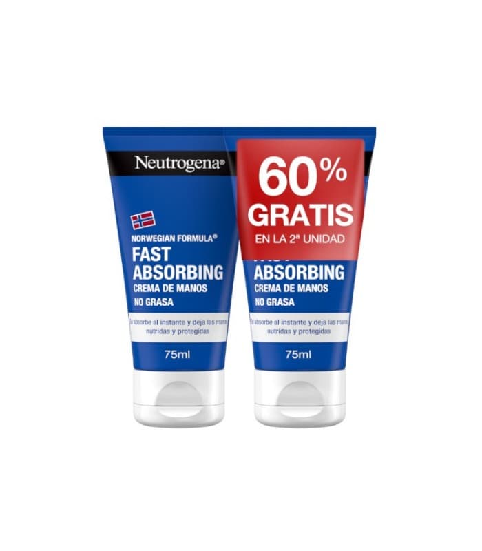 Neutrogena Crema de Manos Rapida Absorcion 75 ML 2 Unidades
