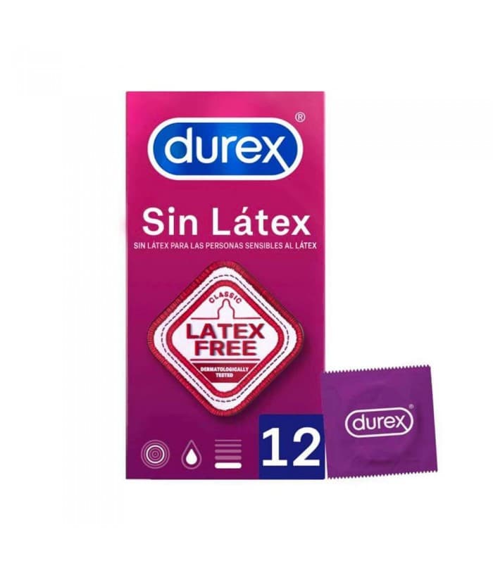 Durex sin Latex Preservativos 12 Unidades