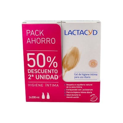 Lactacyd Intimo Gel Suave 2 Envases 200 ML Pack