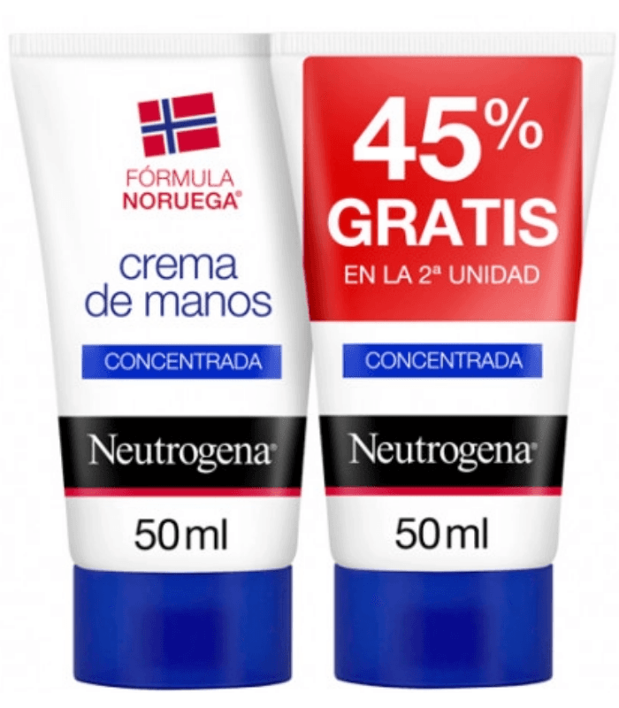 Neutrogena Crema de Manos Concentrada 50 ML 2 U