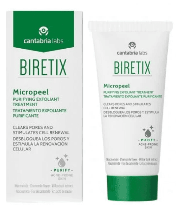 Biretix Micropeel Tratamiento Exfoliante Purificante 1 Envase 50 ML