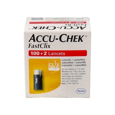 Accu-chek Fastclix Lancetas 102 Lancetas