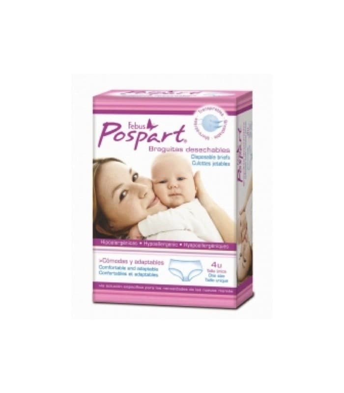 Braga Postparto Indasec Pospart 4 Unidades Talla Unica