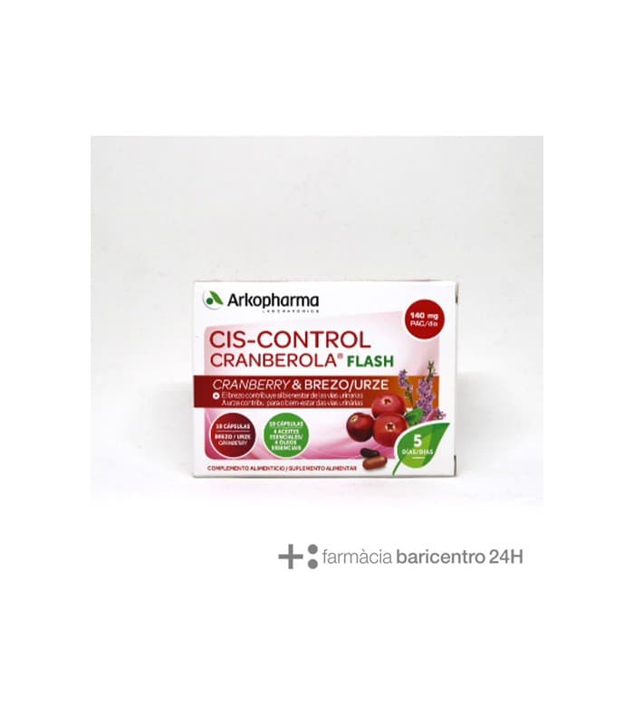 Cranberola Ciscontrol Flash Arandano 20 Capsulas