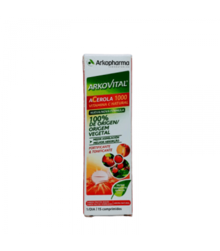 Vitamina C 1000mg + Zinc Arkovital Comp Eferves 20 Comp