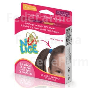 No-lice Gomas para el Cabello Aromaterapia 4 Gomas Rb