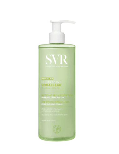 Svr Sebiaclear Gel Moussant Espuma Limpiadora Desincrustante sin Jabon Purificante 400 ML