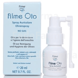 Filme Oto Spray Auricular para Detersion Higiene del Oido 20 ML