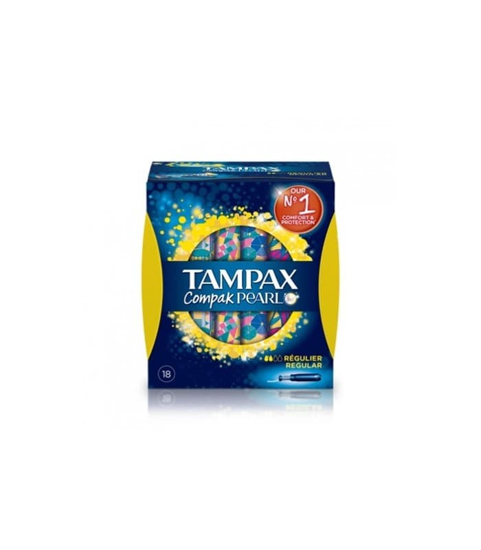 Tampax Compak Pearl Tampon 100%algodon 16 Unidades Regular
