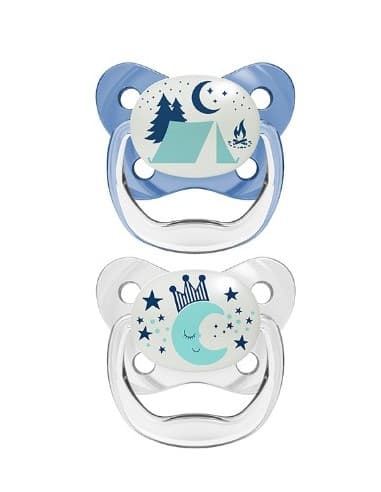 Chupete Silicona Nocturno Dr Brown´s Prevent 6 - 12 Meses 2 Unidades