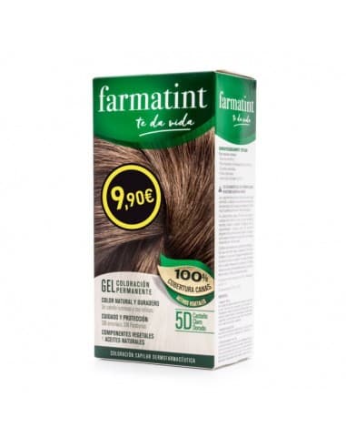Farmatint 1 Envase 135 ML Tono 5d Castaño Claro Dorado
