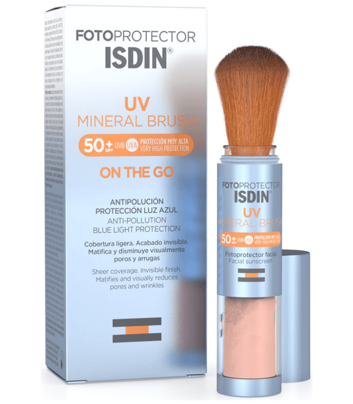 Fotoprotector Isdin Sun Brush Mineral SPF 50+ Brocha Dosificadora 4 G