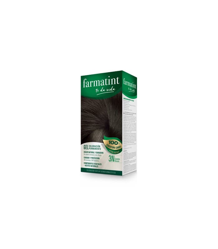 Farmatint 1 Envase 135 ML Tono 3n Castaño Oscuro