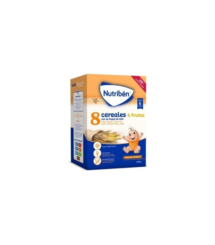 Nutriben 8 Cereales y Miel Frutos Secos 1 Envase 600 G
