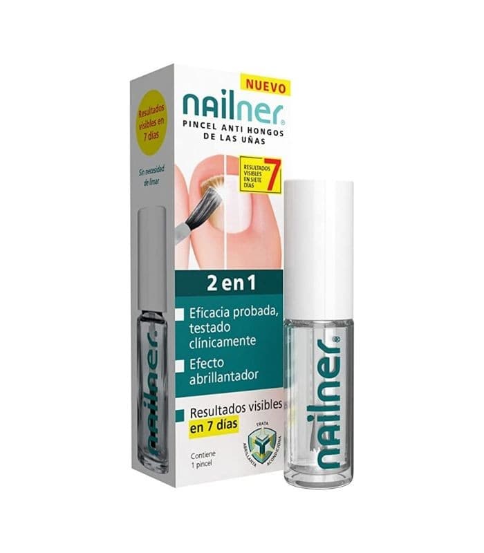 Nailner Pincel 2 en 1 1 Envase 5 ML