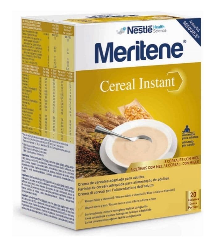 Meritene Cereal 8 Cereales con Miel 2 Bolsas 300 G