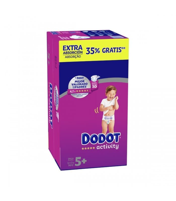 Pañal Infantil Dodot Activity Pack Semanal T- 4 9 -15 KG 38 U