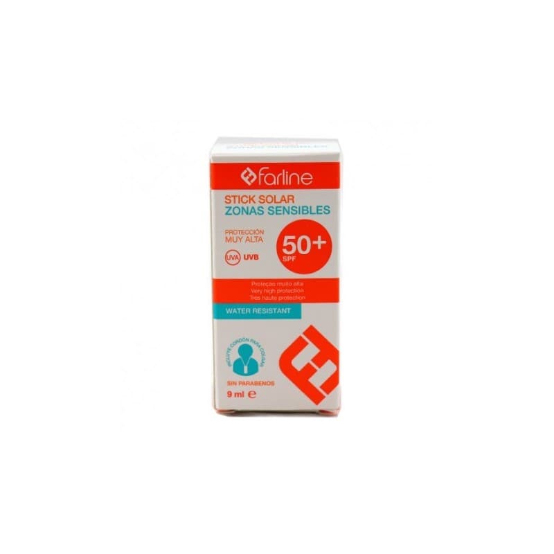 Farline Stick Solar SPF 50+ Zonas Sensibles 1 Envase 9 ML