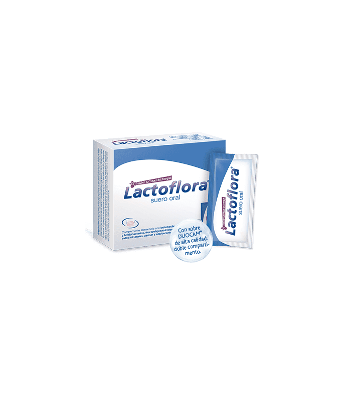 Lactoflora Suero Oral 6 Sobres Duocam Sabor Frutas del Bosque