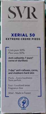 Xerial 50 Extreme Creme Pieds Svr 1 Envase 50 ML