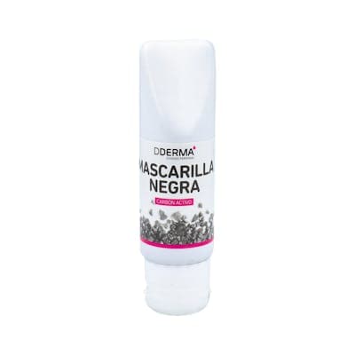 Dderma Mascarilla Negra de Carbon Activo 1 Envase 75 ML