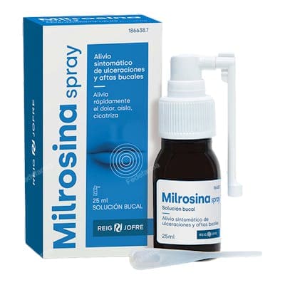 Milrosina Spray Solucion Bucal 25 ML