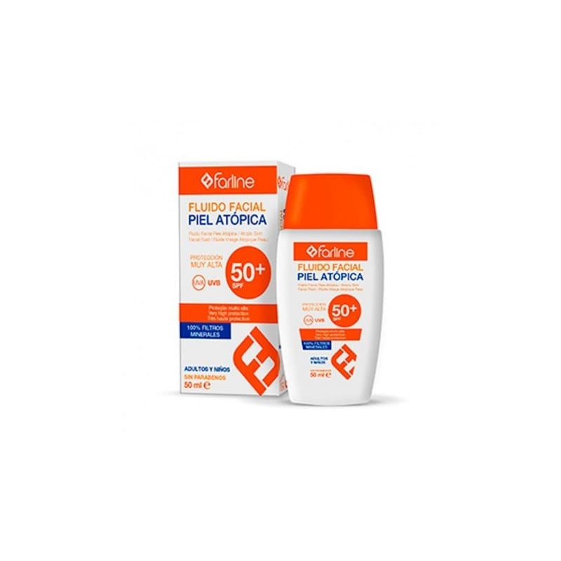 Farline Fluido Facial Piel Atopica SPF 50+ 1 Envase 50 ML