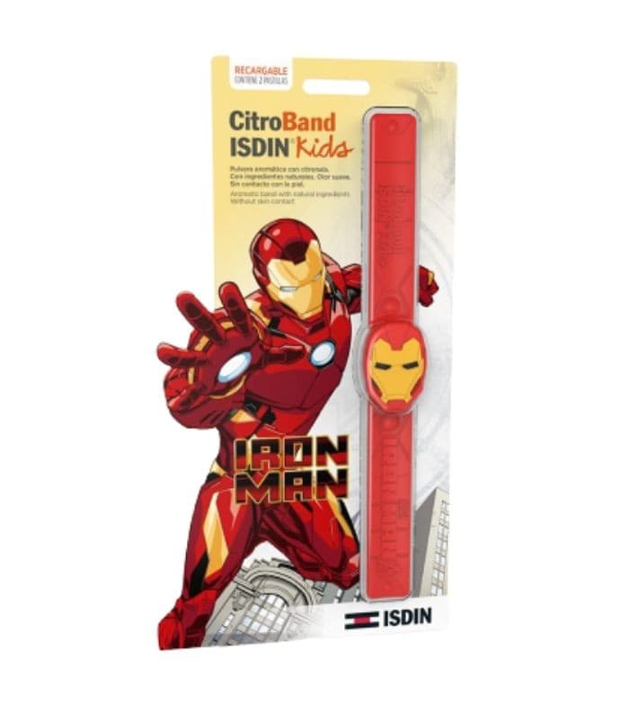 Citroband Isdin Kids Pulsera Aromatica Iron Man 1 Pulsera + 2 Pastillas de Recarga