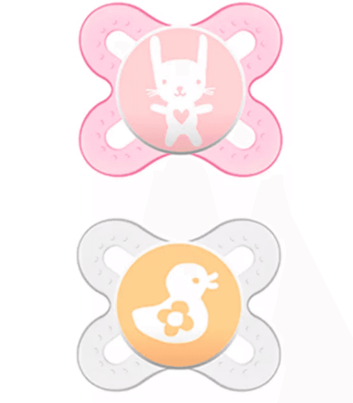 Chupete Silicona Fisiologico Mam Start 0 - 2 Meses Rosa Pack Doble