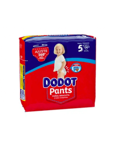 Pañal Infantil Dodot Pants Talla 5 12-17 KG 30 Unidades