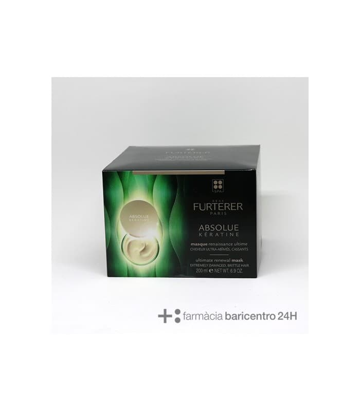 Absolue Keratine Mascarilla Regeneracion Extrema Rene Furterer Cabello Grueso 1 Envase 200 ML