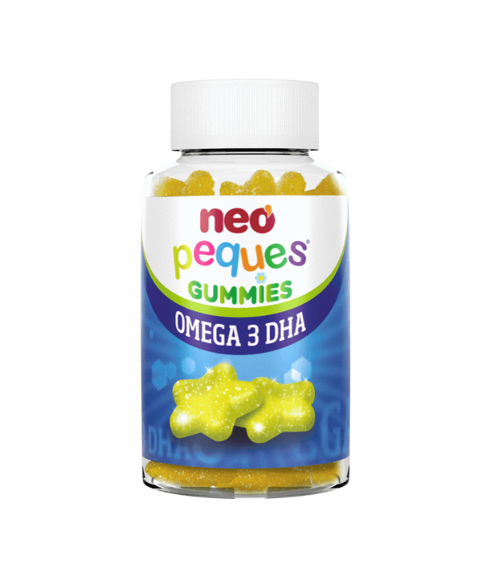 Neo Peques Gummies Omega-3 Dha 30 Caramelos Masticables Sabor Limon