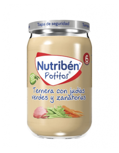 Nutriben Ecopotitos Verduras de la Huerta con Pollo del Corral 1 Envase 235 G